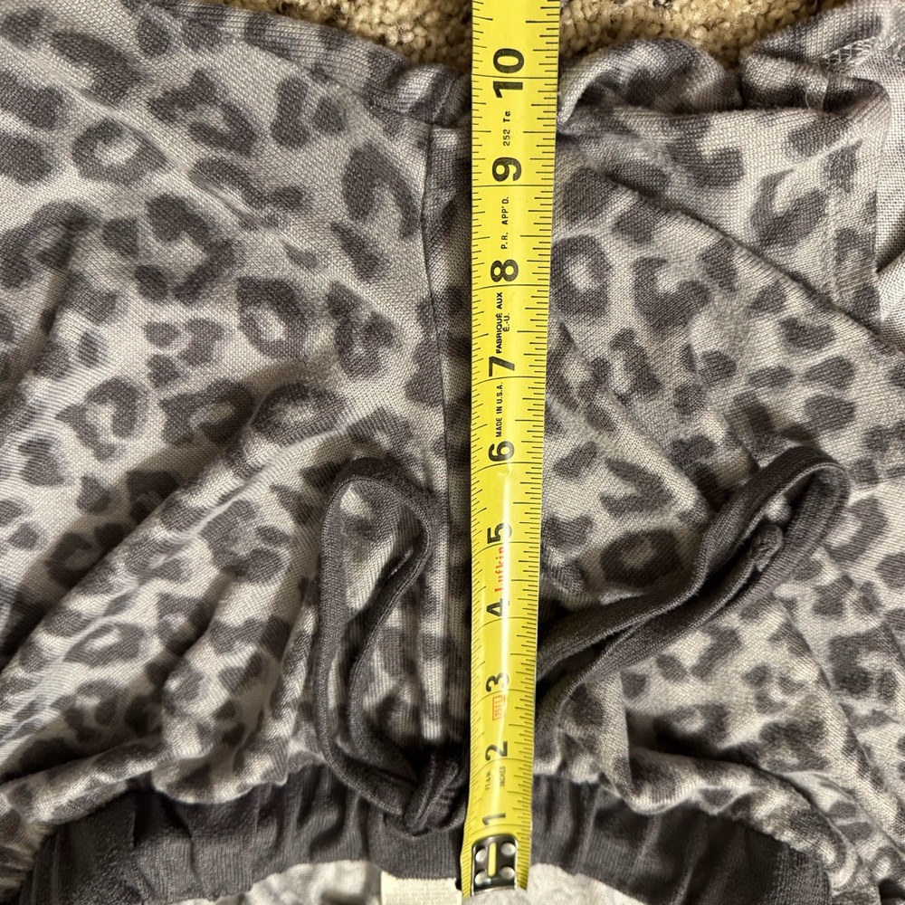 Lucky Brand 3 Piece Sleepwear Set Leopard Print Size Small - Picture 9 of 16